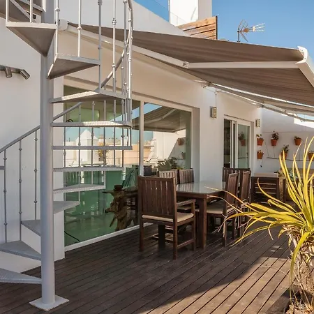 ***** Attic With Impressive Views And Jacuzzi 公寓 加的斯